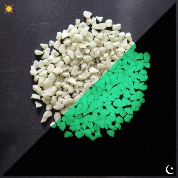 Graviers luminescents - Jade, 6/10 cm