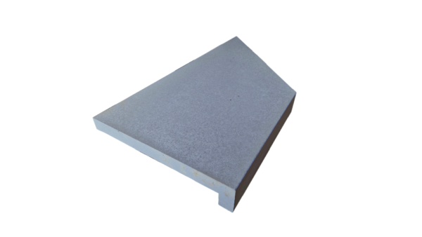 Margelles de piscine, couleur Tourbe (anthracite/pierre bleue) 58 x 58 x 82,02 x 116 cm
