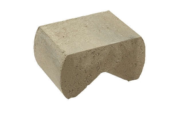 Murasec (Couvre-mur), couleur cendre (gris clair) 20 x 29 x 15 cm