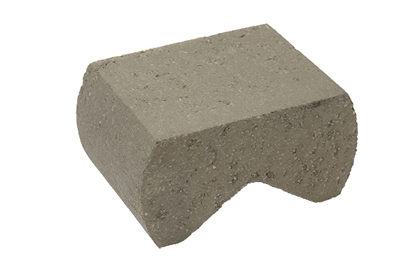 Murasec (Couvre-mur), couleur tourbe (anthracite/pierre bleue) 20 x 29 x 15 cm