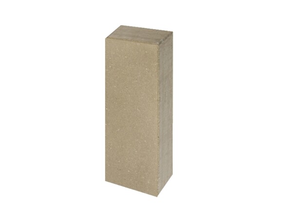 Petite palissade de soutènement, couleur Cendre (gris clair) 21,75 x 58 x 10 cm