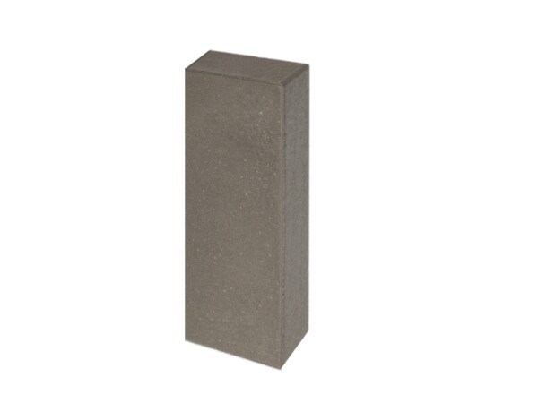 Petite palissade de soutènement, couleur Tourbe (anthracite) 21,75 x 58 x 10 cm