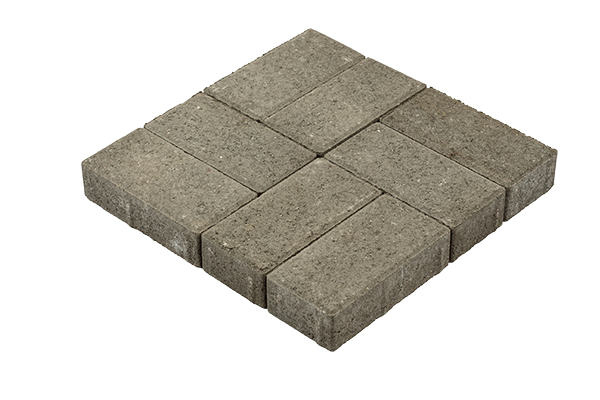 Pavé béton chanfreiné, anthracite, 21,75 x 14,5 x 8cm