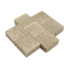 Pavé béton franc, gris clair, 14,5 x 14,5 x 6cm