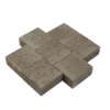 Pavé béton franc, anthracite, 14,5 x 14,5 x 6cm