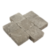 Pavé béton tambouriné, anthracite, 14,5 x 14,5 x 6cm