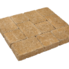 Pavé béton tambouriné, jaune/beige, Combi (14,5 x 14,5 x 6 cm et 14,5 x 21,75 x 6 cm)
