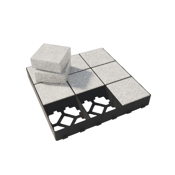 Dalle drainante pour pavés